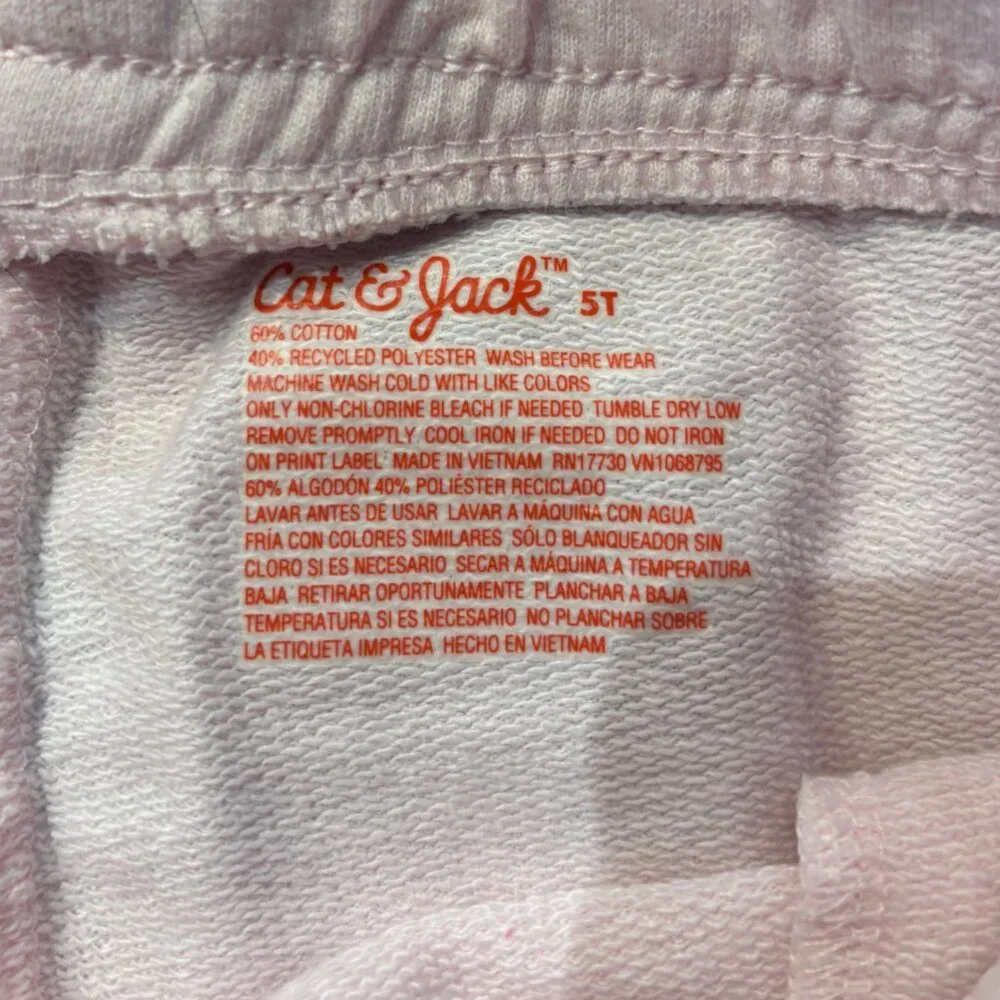 Cat & Jack toddler girl's‎ lavender shorts elastic waist pockets 5T